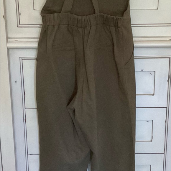Olive Green Cotton Canvas Overalls size S - Picture 4 of 5